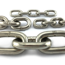 DEERS high quality grade80 studless stainless steel marine anchor link chain